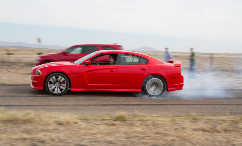 Illustration for article titled I Ripped Sick Charger SRT8 Wedding Burnouts For America